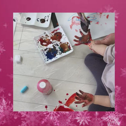 2023.12【1～3歳対象】BabyArt 小麦粉絵の具であそぼう♫ ~We Wish You a Merry Christmas！~＠パルテノン多摩